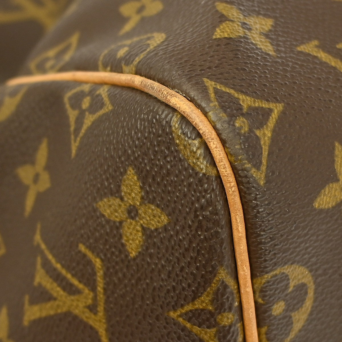 Louis Vuitton Keepall Bag Monogram Canvas Brown Canvas Travel Bag