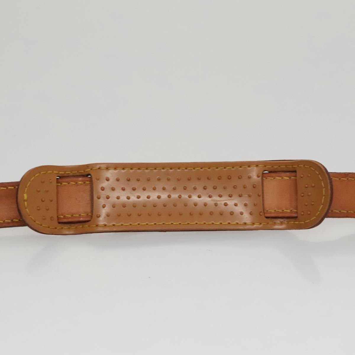 Louis Vuitton Adjustable Shoulder Strap Vachetta Leather Beige Leather Straps Accessory