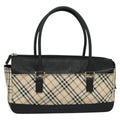 Burberry Nova Check Handbag Nova Check Canvas And Leather Beige Canvas Handbag