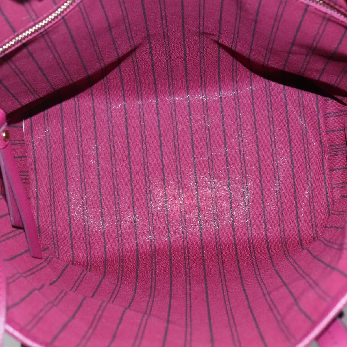 Louis Vuitton Citadine Handbag Monogram Empreinte Leather Purple Leather Tote Bag