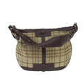Burberry Nova Check Shoulder Bag Canvas And Leather Beige Canvas Shoulder Bag