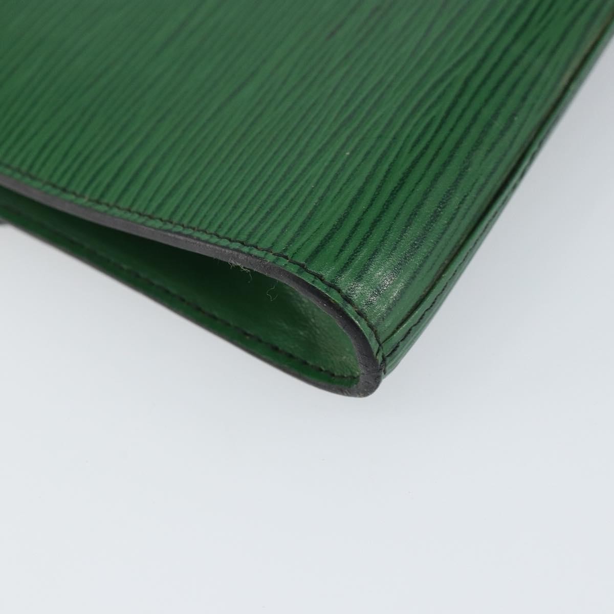 Louis Vuitton Art Deco Clutch Epi Leather Green Leather Clutche & Pouche Bag