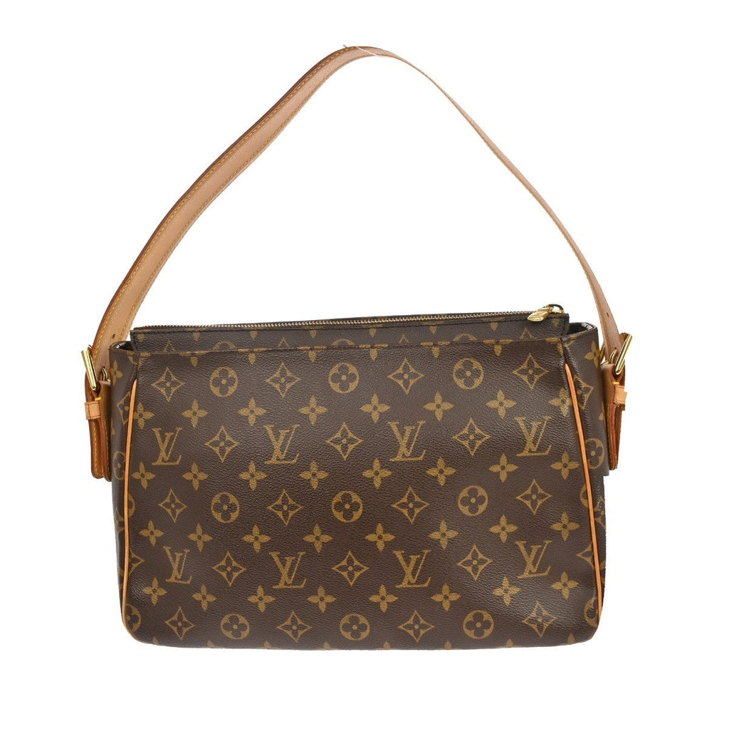 Louis Vuitton Viva Cite Handbag Monogram Canvas Brown Canvas Shoulder Bag