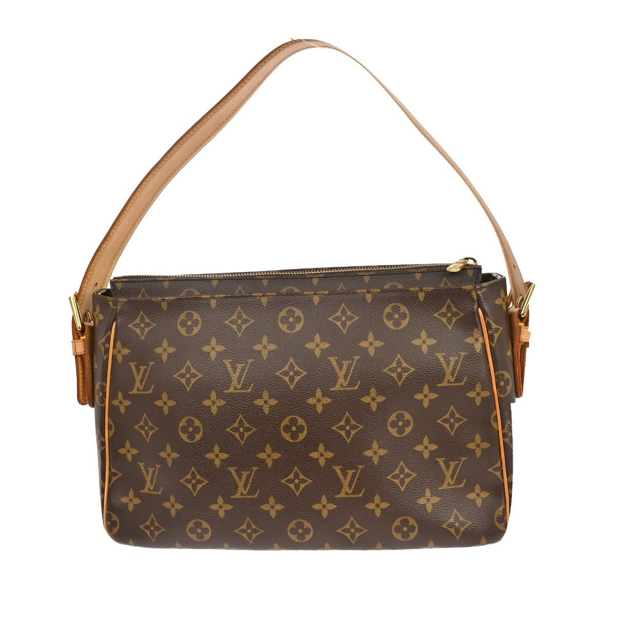 Louis Vuitton Viva Cite Handbag Monogram Canvas Brown Canvas Shoulder Bag