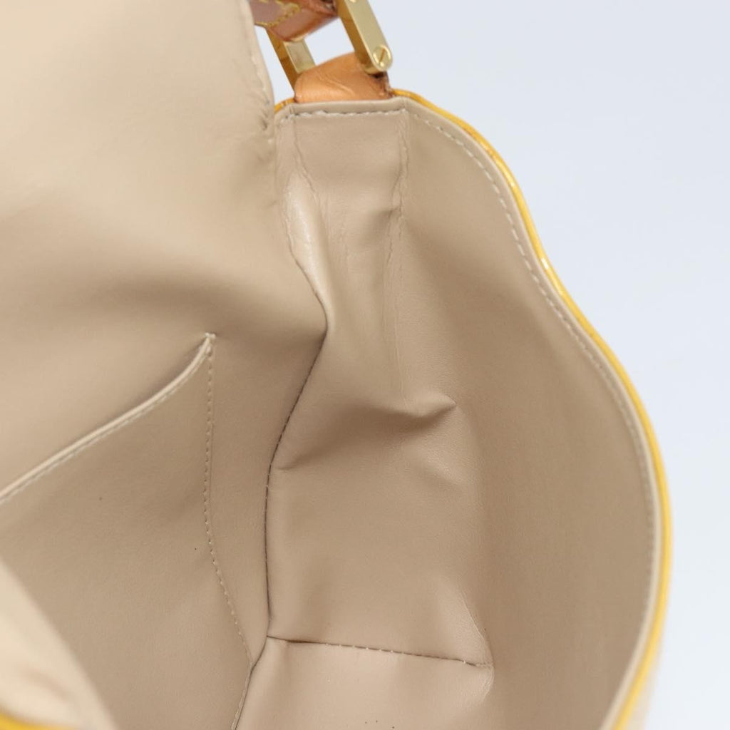 Louis Vuitton Thompson Street Handbag Monogram Vernis Beige Patent_Leather Shoulder Bag