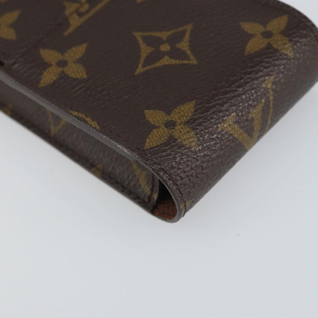 Louis Vuitton Etui Cigarette Case Monogram Canvas Brown Canvas Wallets Accessory