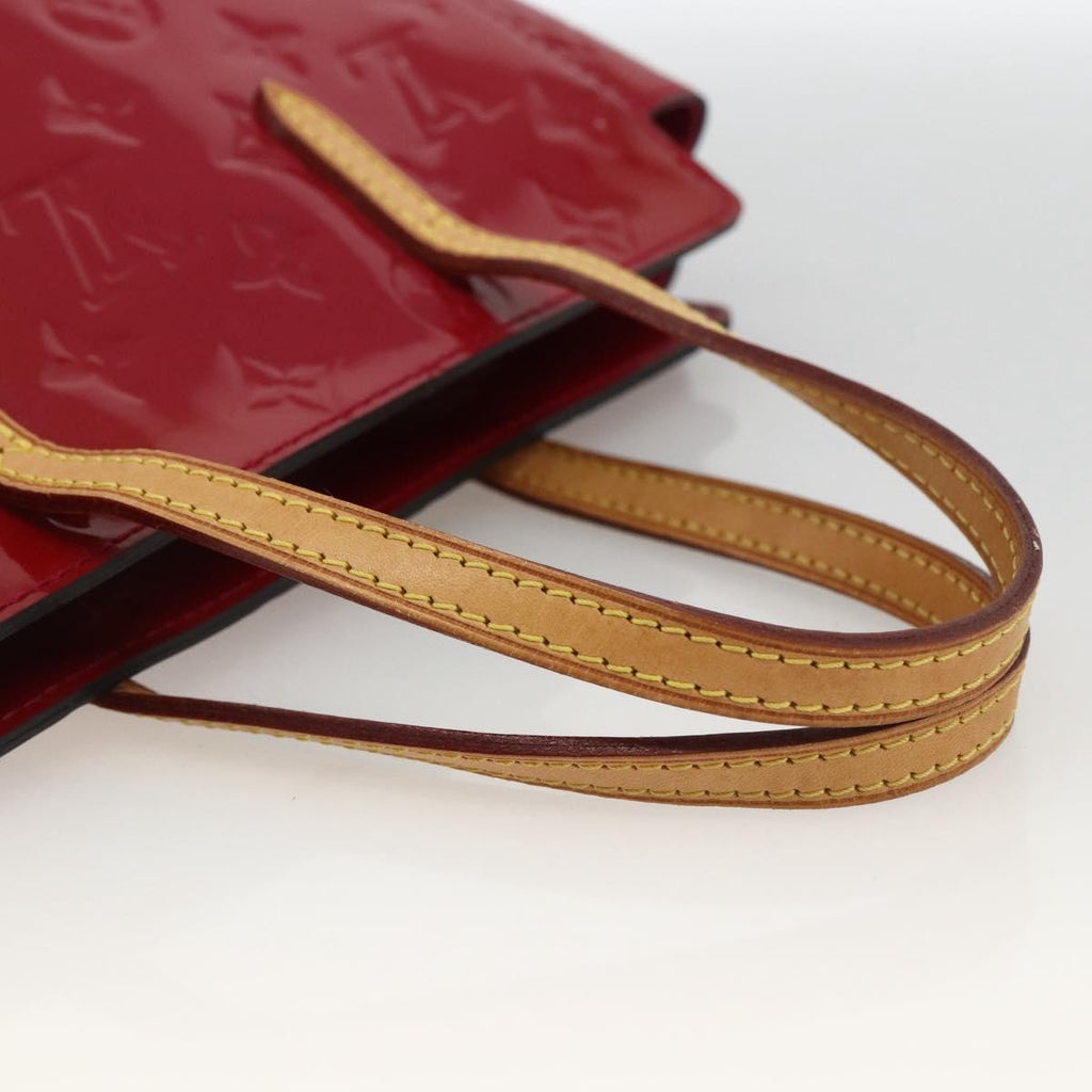 Louis Vuitton Catalina Handbag Monogram Vernis Pink Patent_Leather Tote Bag