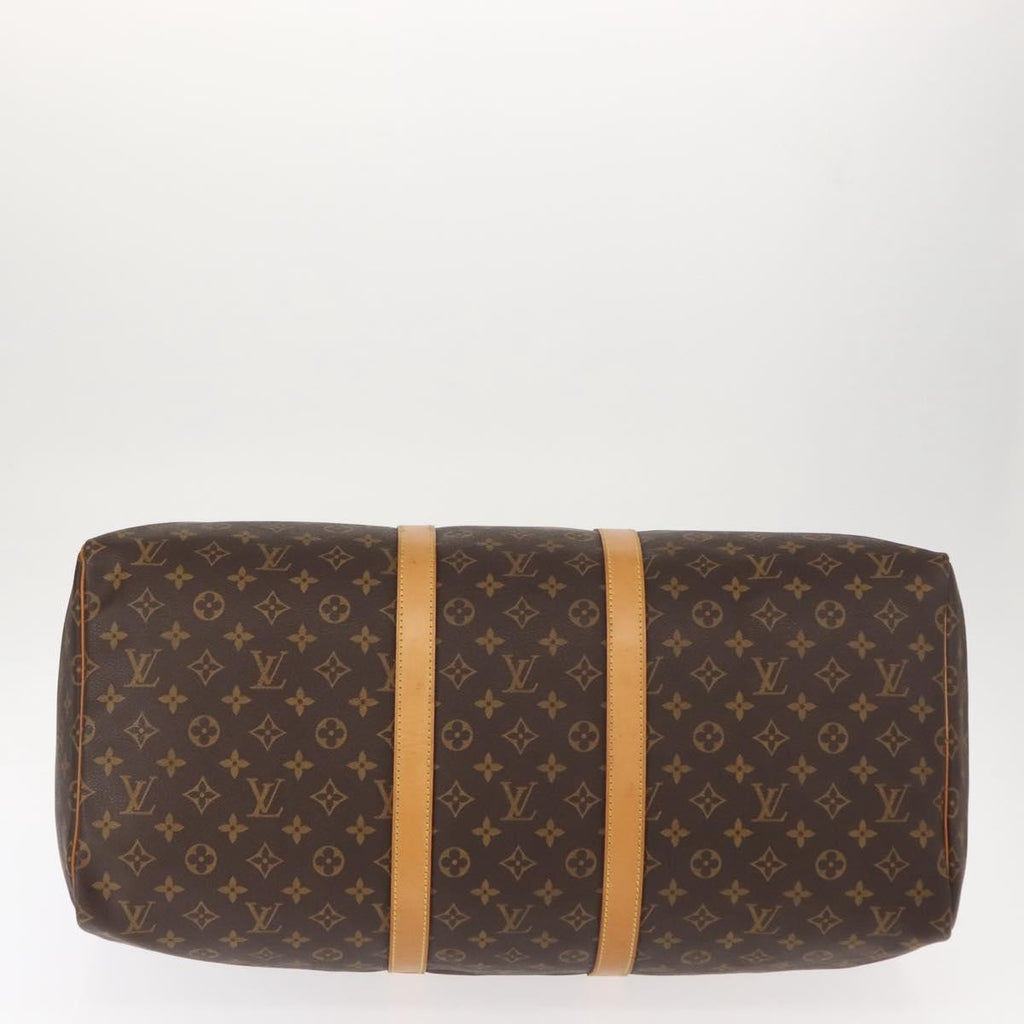 Louis Vuitton Keepall Bag Monogram Canvas Brown Canvas Travel Bag