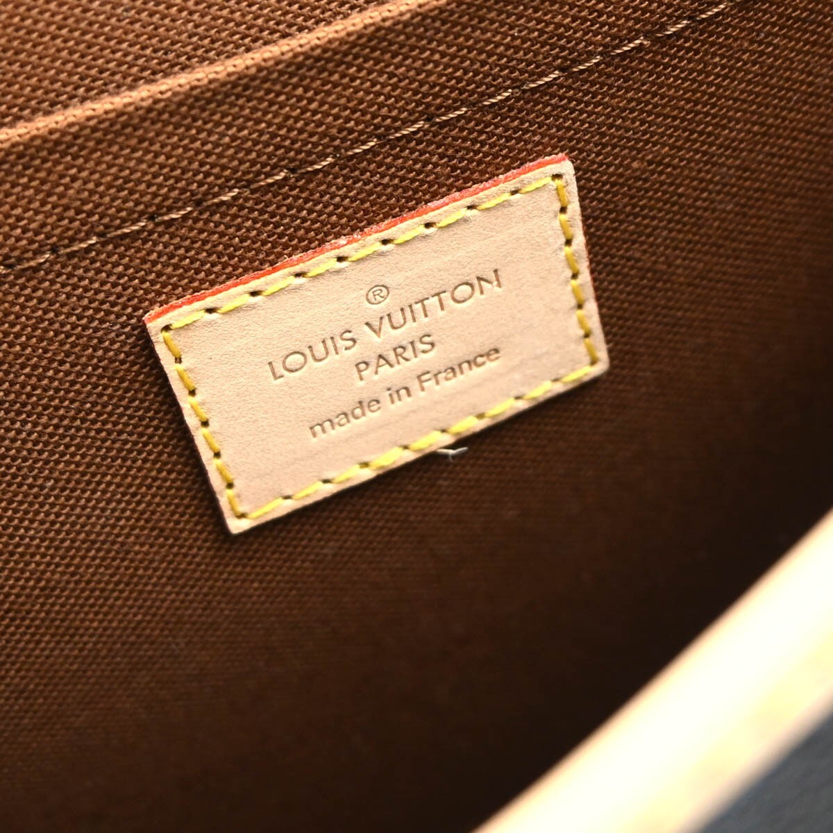 Louis Vuitton Sologne Handbag Monogram Canvas Brown Canvas Shoulder Bag