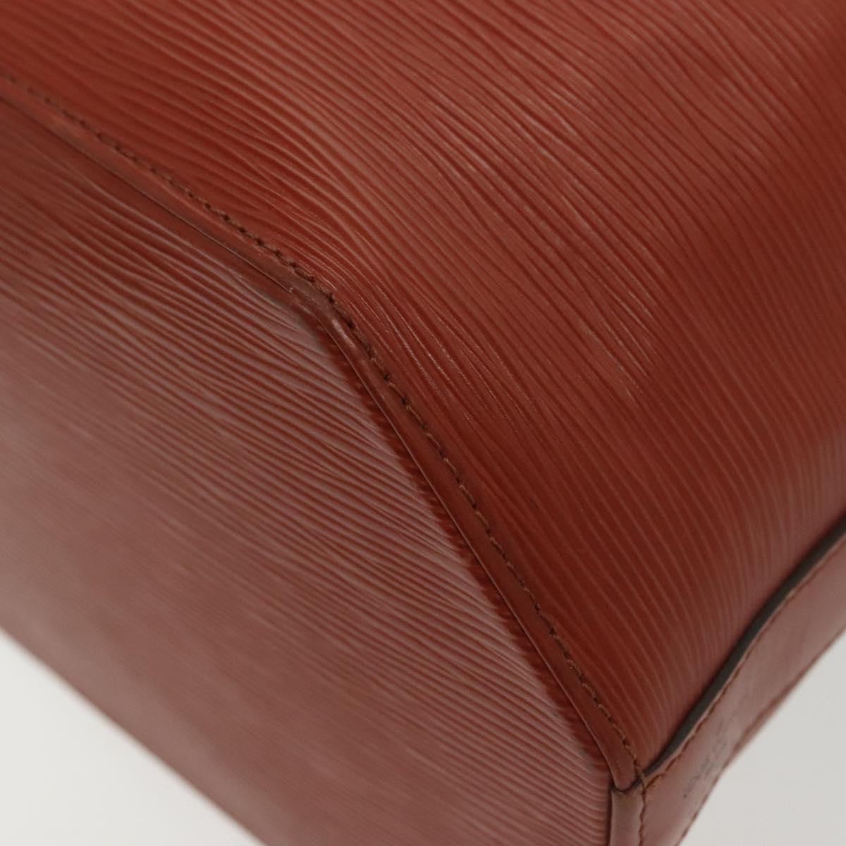 Louis Vuitton Vintage Sac D'epaule Handbag Epi Leather Brown Leather Bag