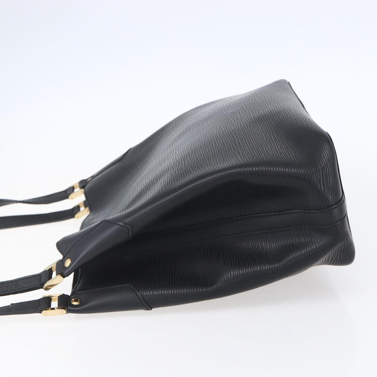 Louis Vuitton Mandara Handbag Epi Leather Black Leather Shoulder Bag