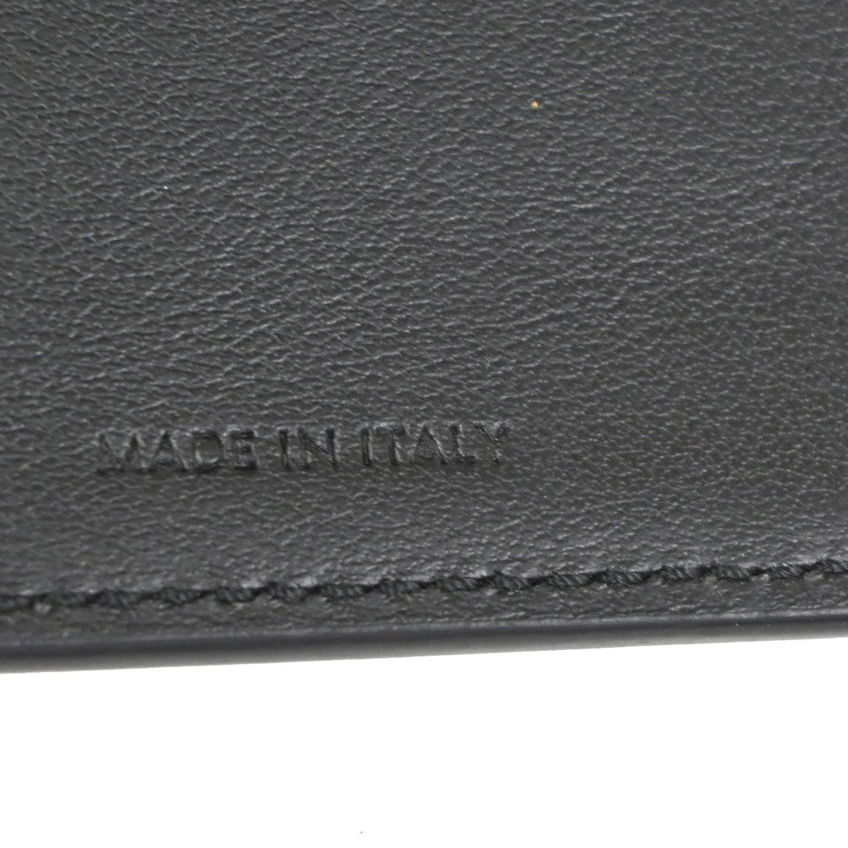 Celine Triomphe Trifold Wallet Leather Black Leather Wallets Accessory