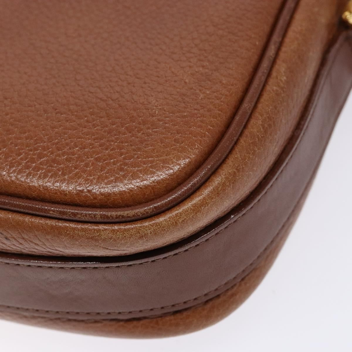 Burberry Shoulder Bag Leather Brown Leather Shoulder Bag