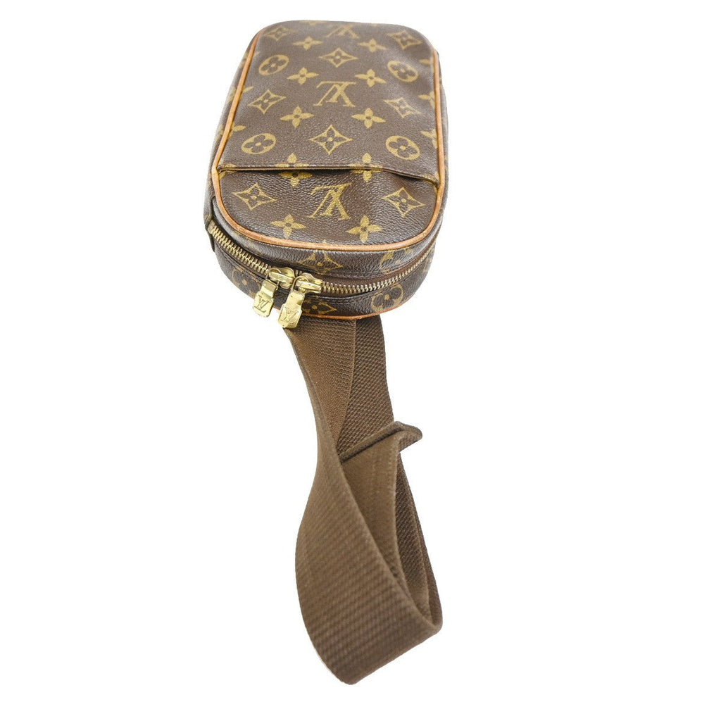 Louis Vuitton Pochette Gange Monogram Canvas Brown Canvas Clutche & Pouche Bag