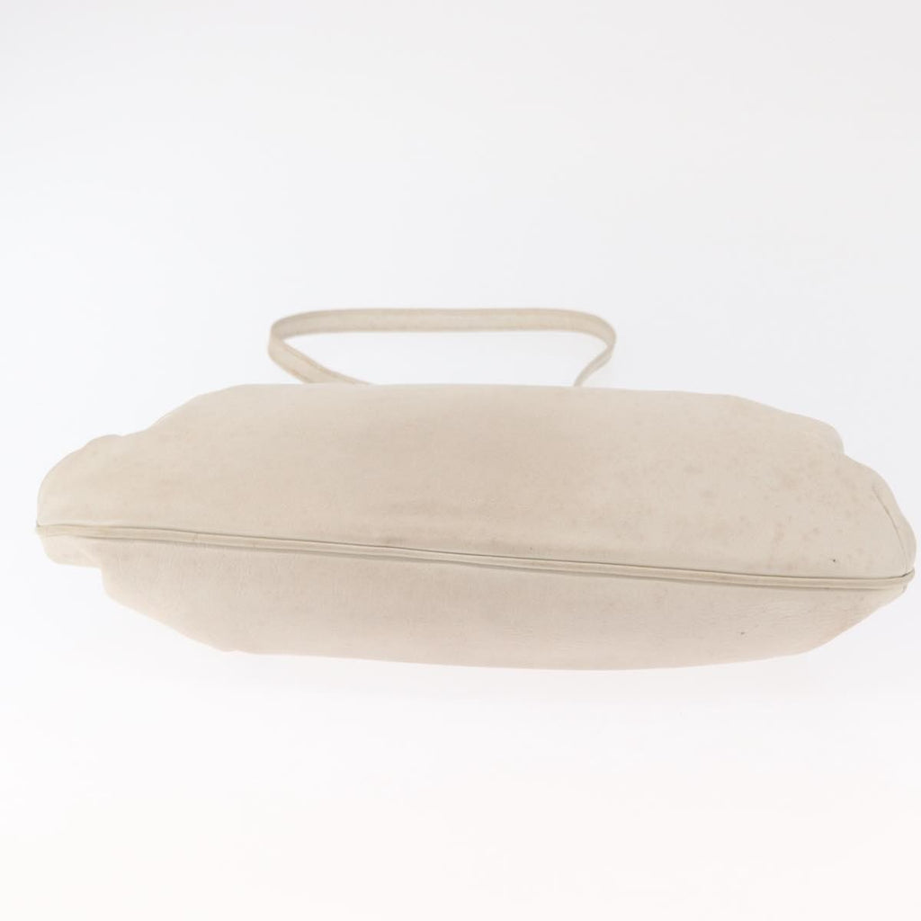Celine Vintage Shoulder Bag Leather White Leather Shoulder Bag Bag