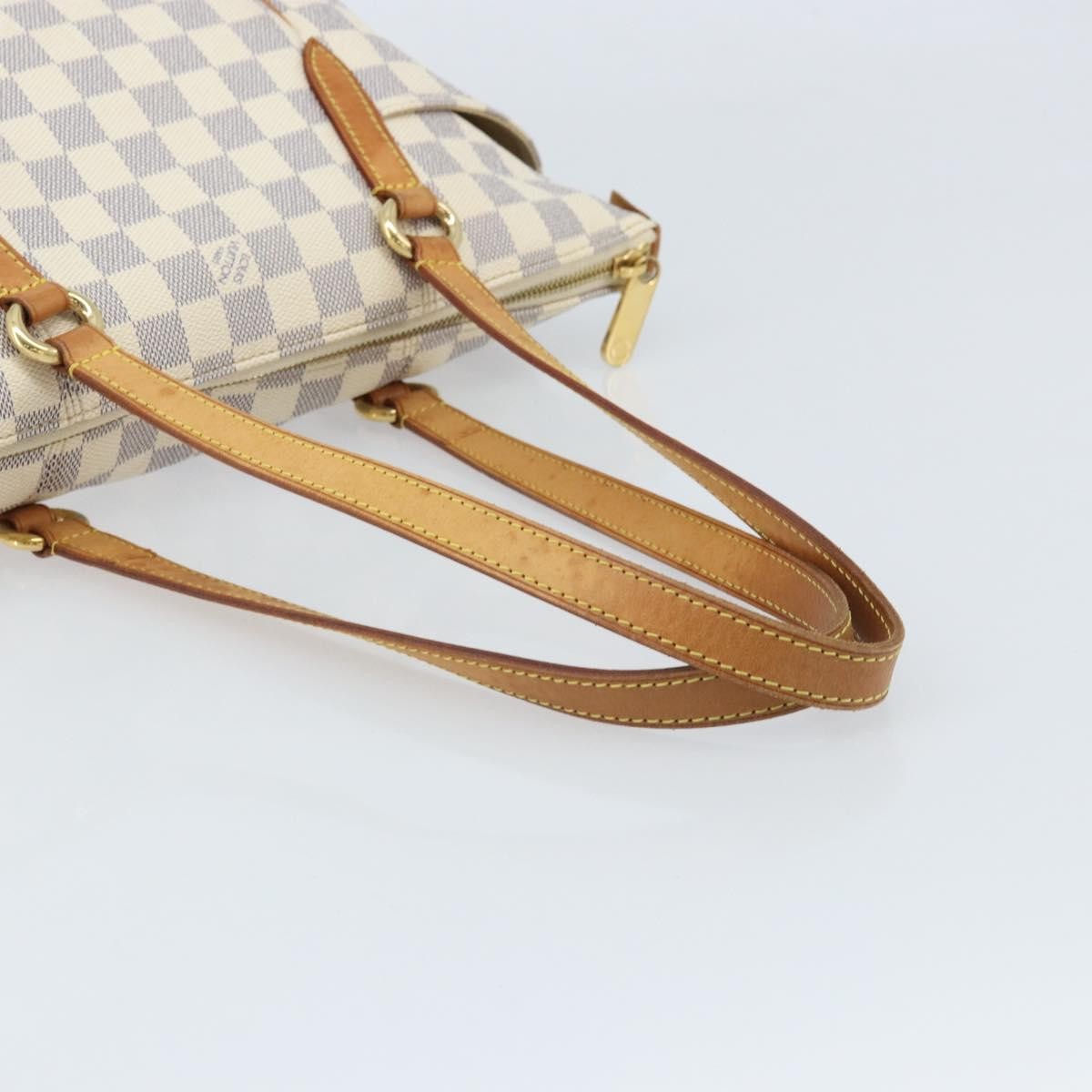 Louis Vuitton Totally Handbag Damier Azur Blue Canvas Tote Bag