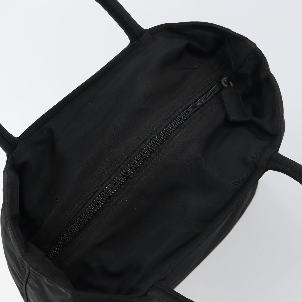 Prada Vintage Zip Tote Tessuto Black Nylon Tote Bag Bag