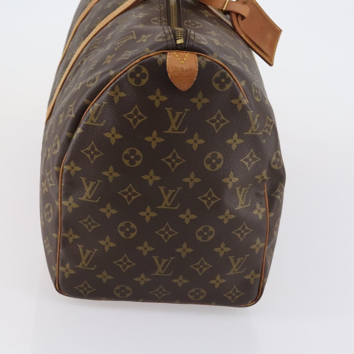 Louis Vuitton Keepall Bag Monogram Canvas Brown Canvas Travel Bag
