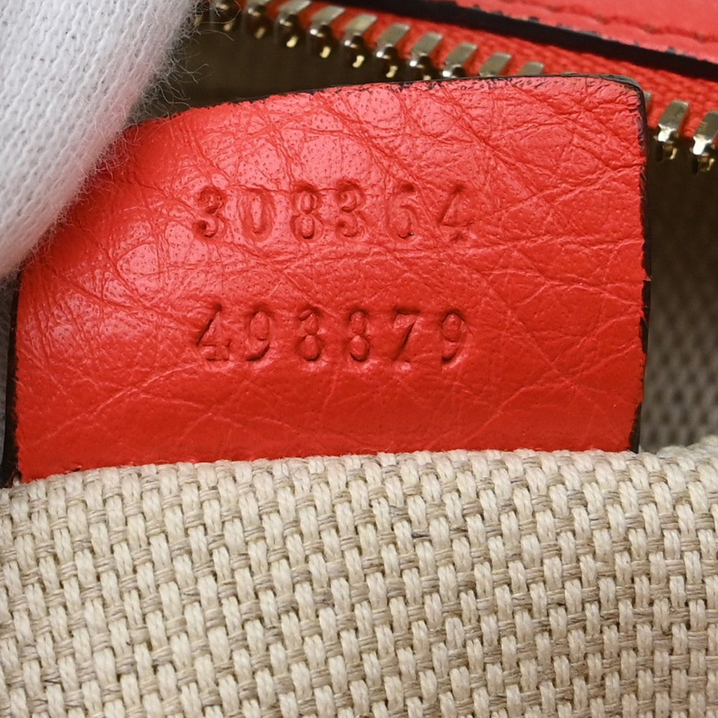 Gucci Soho Disco Crossbody Bag Leather Pink Leather Shoulder Bag Bag (Pre-Owned)