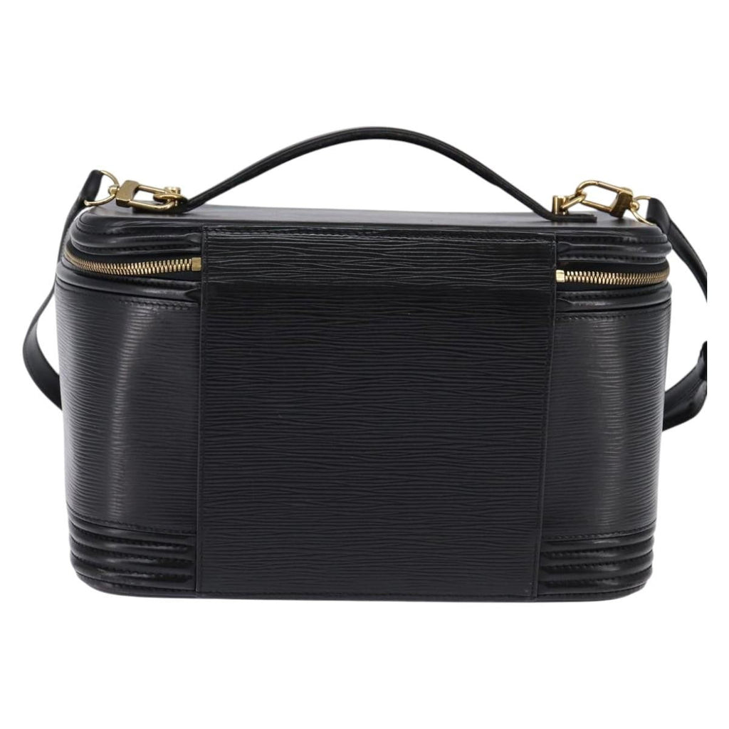 Louis Vuitton Nice Vanity Case Epi Leather Black Leather Bag