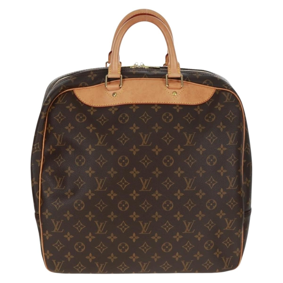 Louis Vuitton Evasion Travel Bag Monogram Canvas Brown Canvas Travel Bag