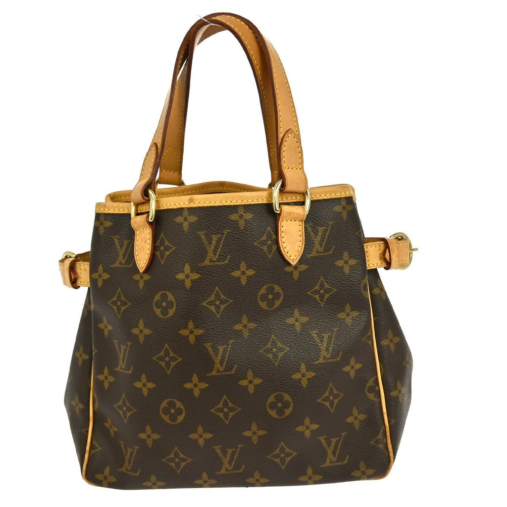 Louis Vuitton Batignolles Handbag Monogram Canvas Brown Canvas Tote Bag
