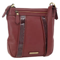 Burberry Vintage Shoulder Bag Leather Red Leather Shoulder Bag