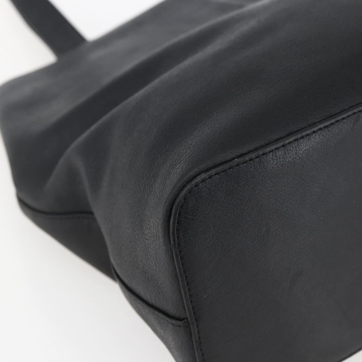 Burberry Vintage Tote Bag Leather Black Leather Tote Bag