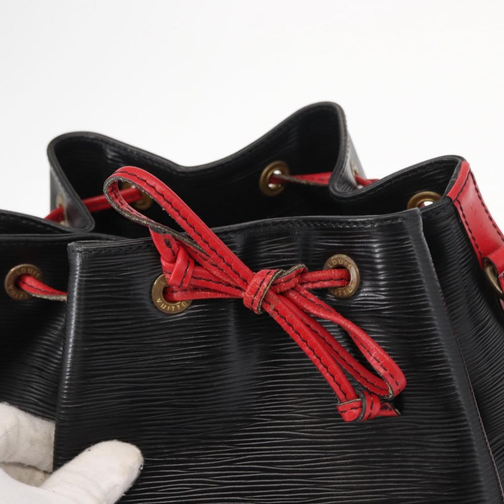 Louis Vuitton Bicolor Noe Handbag Epi Leather Black Leather Shoulder Bag