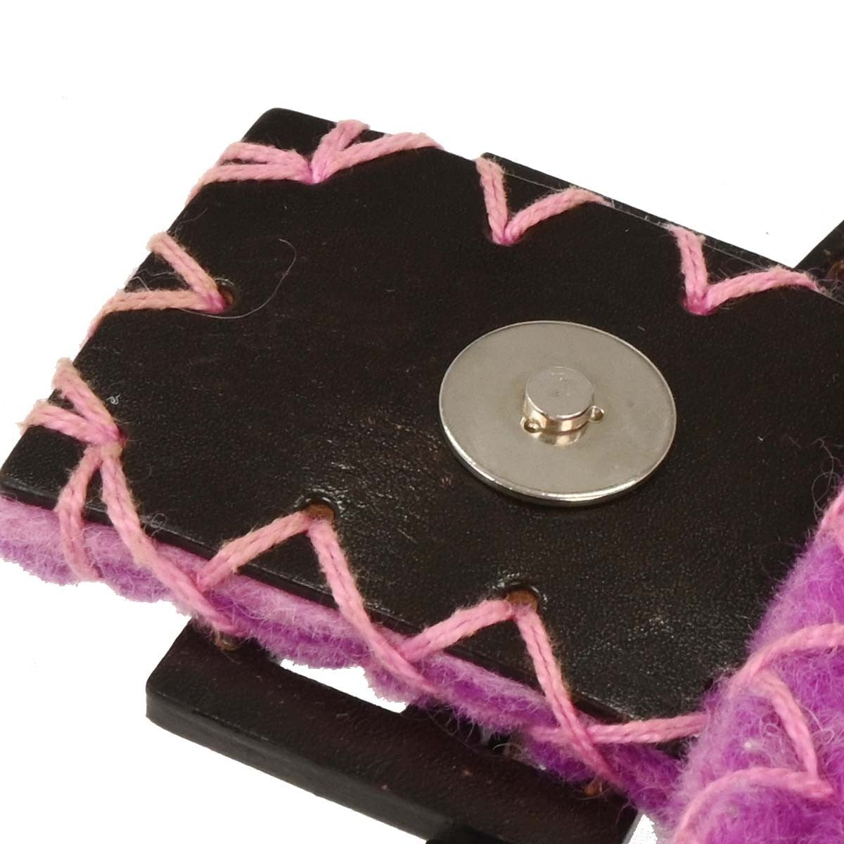 Fendi Baguette Bag Patent Purple Felt,Leather Handbag
