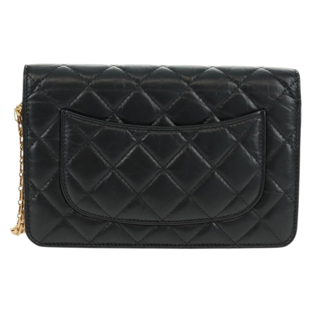 Chanel Lucky Charms Reissue 2.55 Flap Bag Leather Black Leather Shoulder Bag Bag