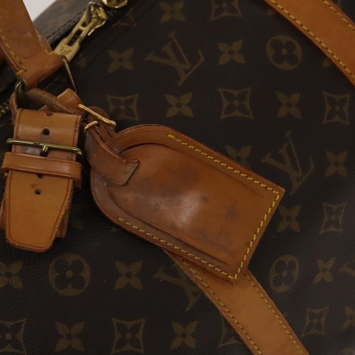 Louis Vuitton Keepall Bag Monogram Canvas Brown Canvas Travel Bag