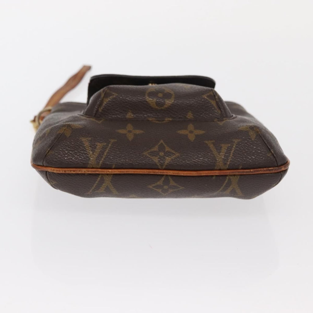 Louis Vuitton Partition Wristlet Clutch Monogram Canvas Brown Canvas Clutche & Pouche Bag