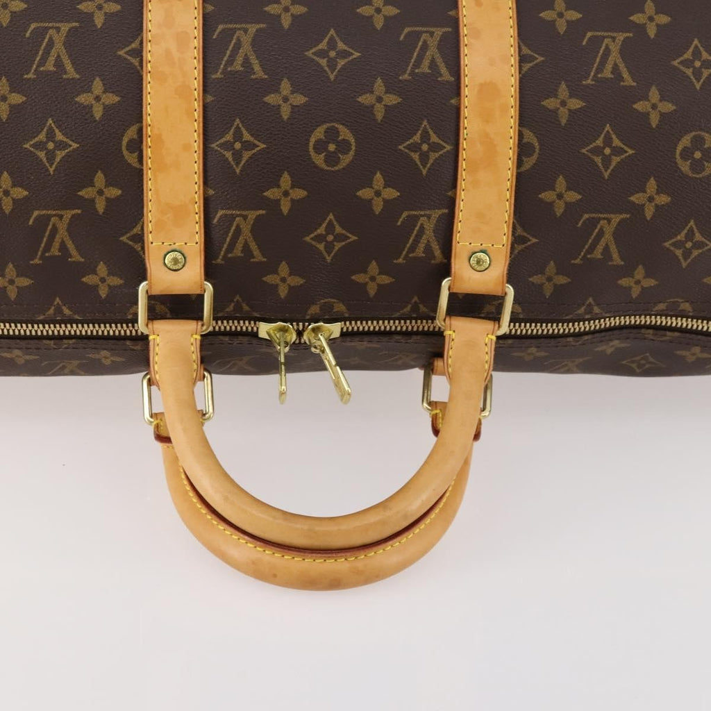 Louis Vuitton Keepall Bag Monogram Canvas Brown Canvas Travel Bag