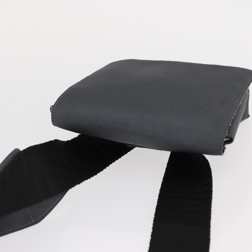 Chanel Sport Line Waist Bag Nylon Gray Nylon Shoulder Bag Bag