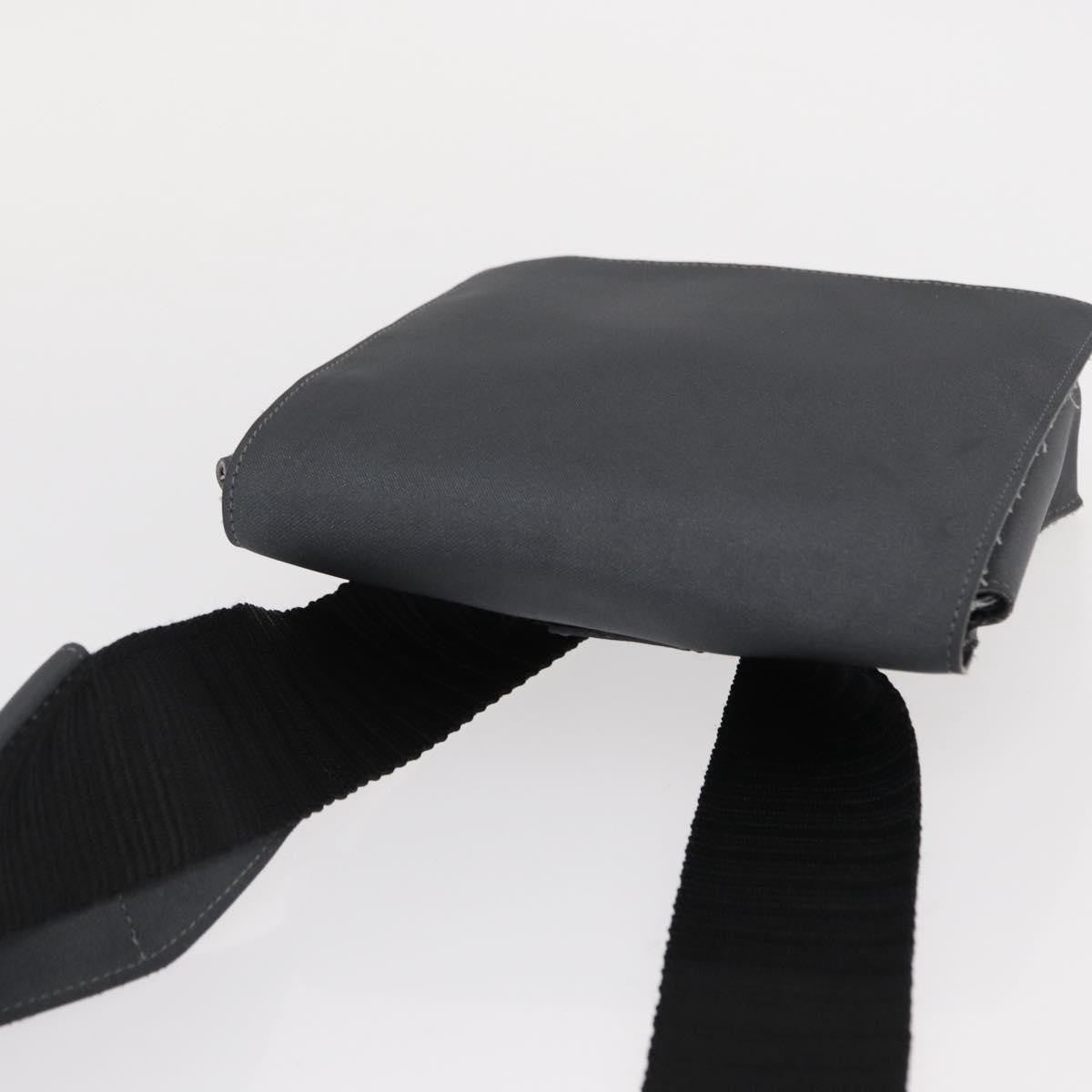Chanel Sport Line Waist Bag Nylon Gray Nylon Shoulder Bag Bag