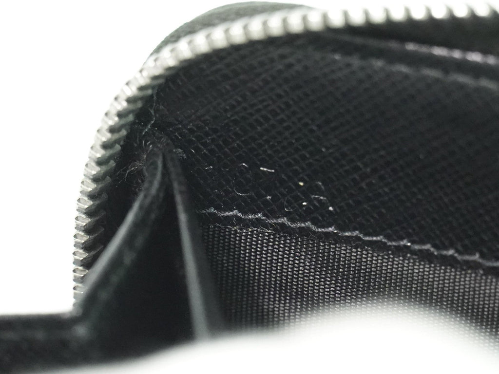 Prada Saffiano Wallet Leather Black Leather Wallets Accessory