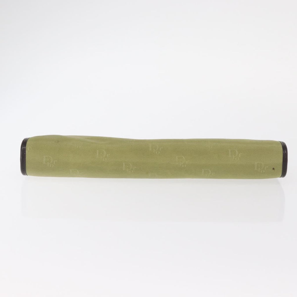 Christian Dior Trotter Pouch Canvas Green Canvas Clutche & Pouche Bag (Pre-Owned)