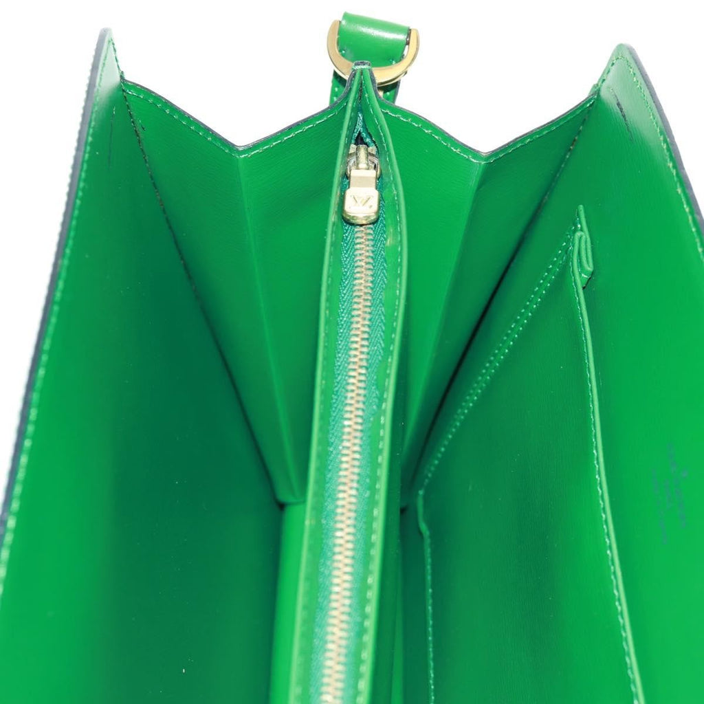 Louis Vuitton Capucines Shoulder Bag Epi Leather Green Leather Shoulder Bag