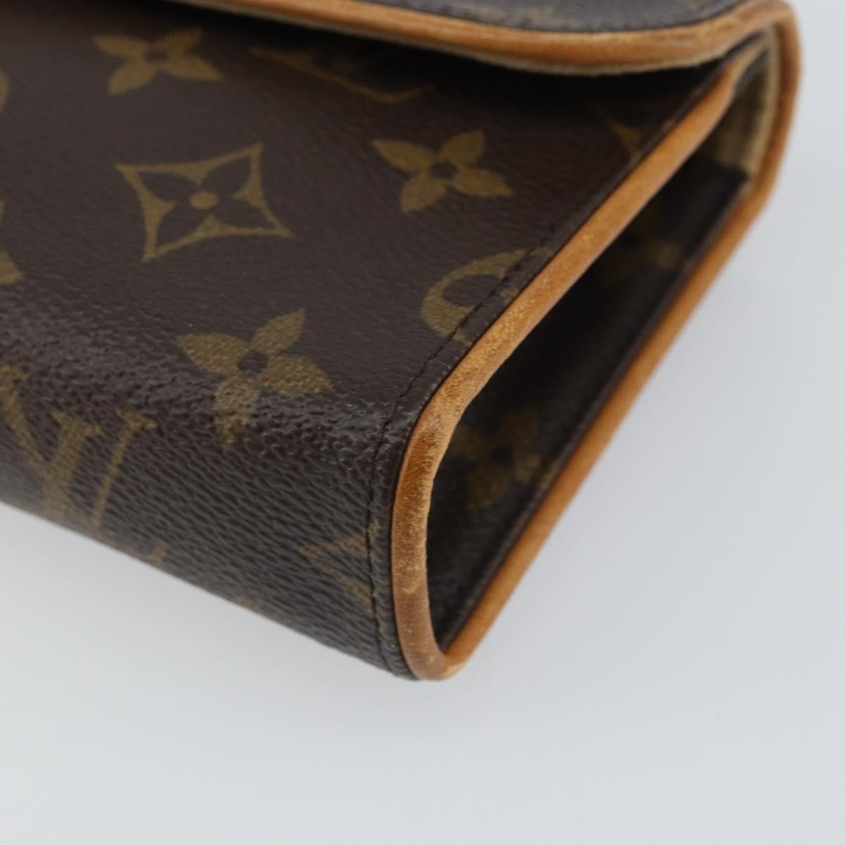 Louis Vuitton Florentine Waist Bag Monogram Canvas Brown Canvas Clutche & Pouche Bag