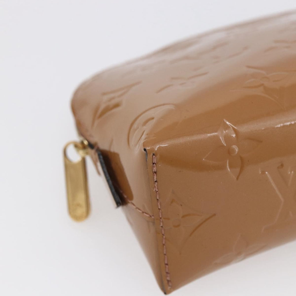 Louis Vuitton Cosmetic Pouch Monogram Vernis Brown Patent_Leather Clutche & Pouche Bag