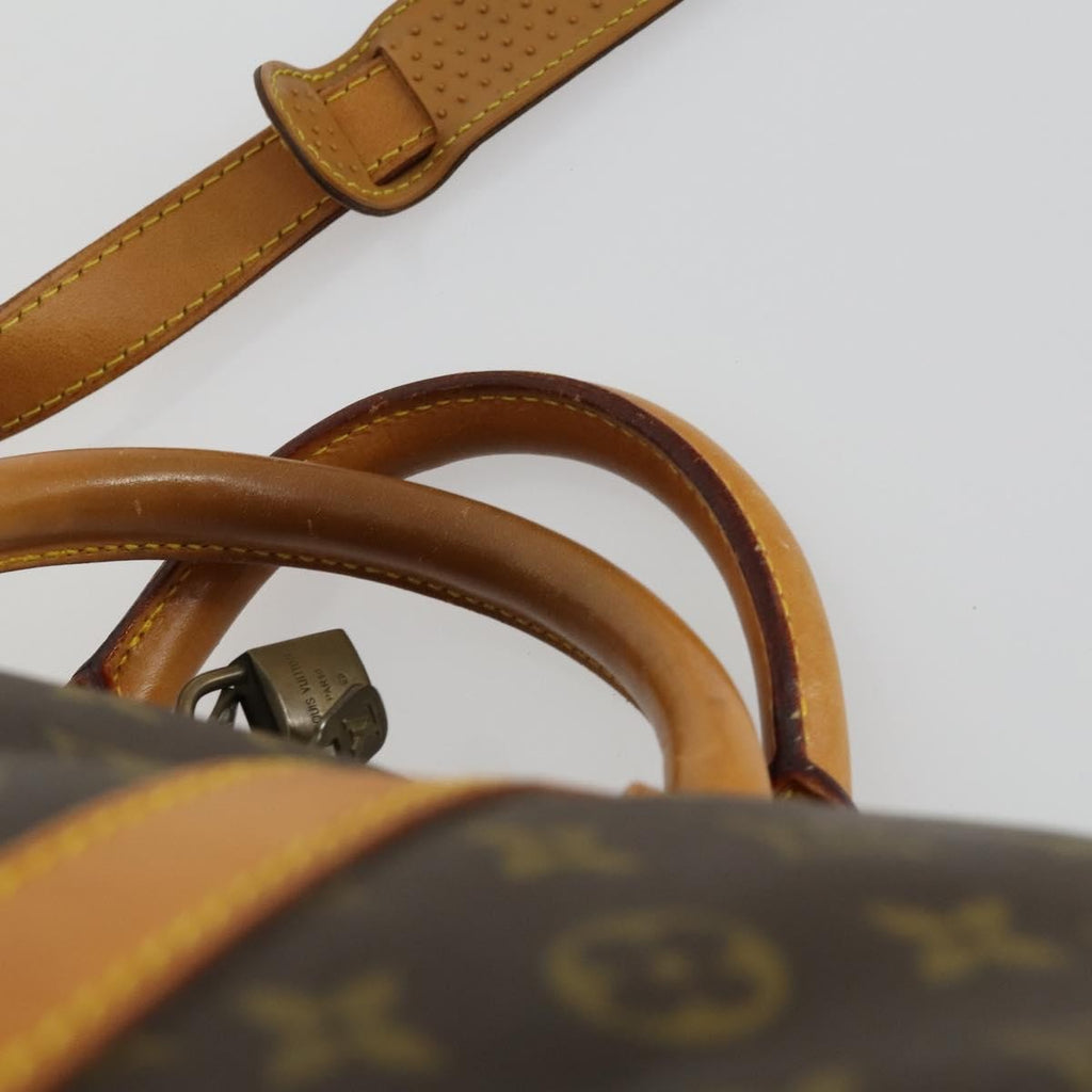 Louis Vuitton Keepall Bandouliere Bag Monogram Canvas Brown Canvas Travel Bag