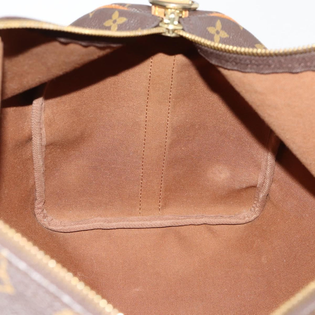 Louis Vuitton Keepall Bandouliere Bag Monogram Canvas Brown Canvas Travel Bag