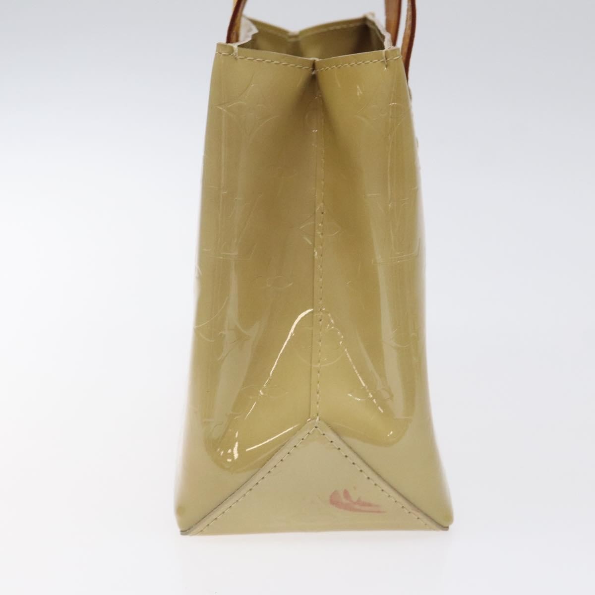 Louis Vuitton Reade Handbag Monogram Vernis Beige Patent_Leather Bag