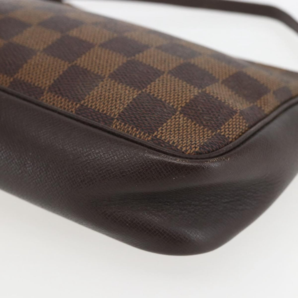 Louis Vuitton Trousse Make Up Bag Damier Canvas Brown Canvas Clutche & Pouche Bag
