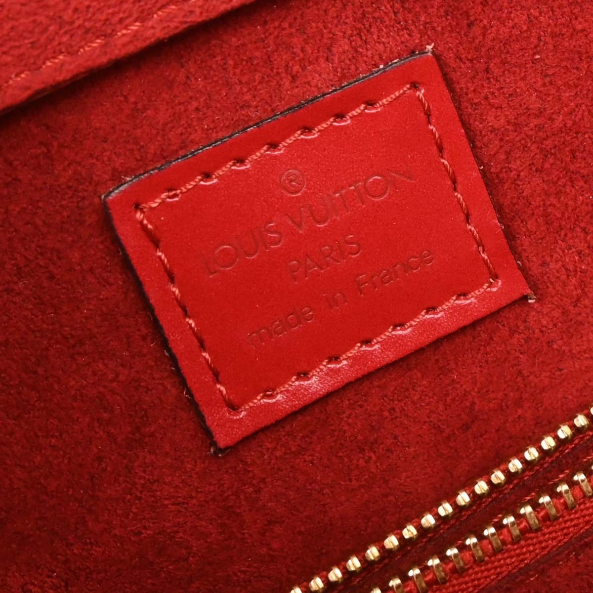 Louis Vuitton Pont Neuf Handbag Epi Leather Red Leather Handbag