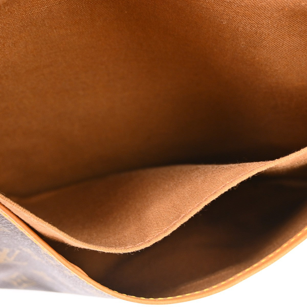 Louis Vuitton Saumur Handbag Monogram Canvas Brown Canvas Shoulder Bag