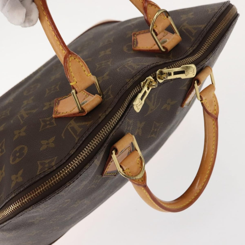 Louis Vuitton Alma Handbag Monogram Canvas Brown Canvas Handbag