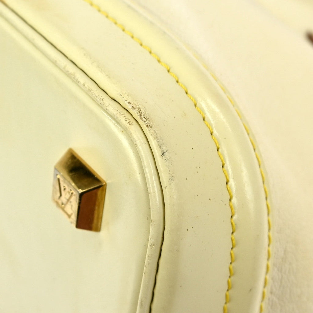 Louis Vuitton Suhali Lockit Handbag Leather Beige Leather Tote Bag