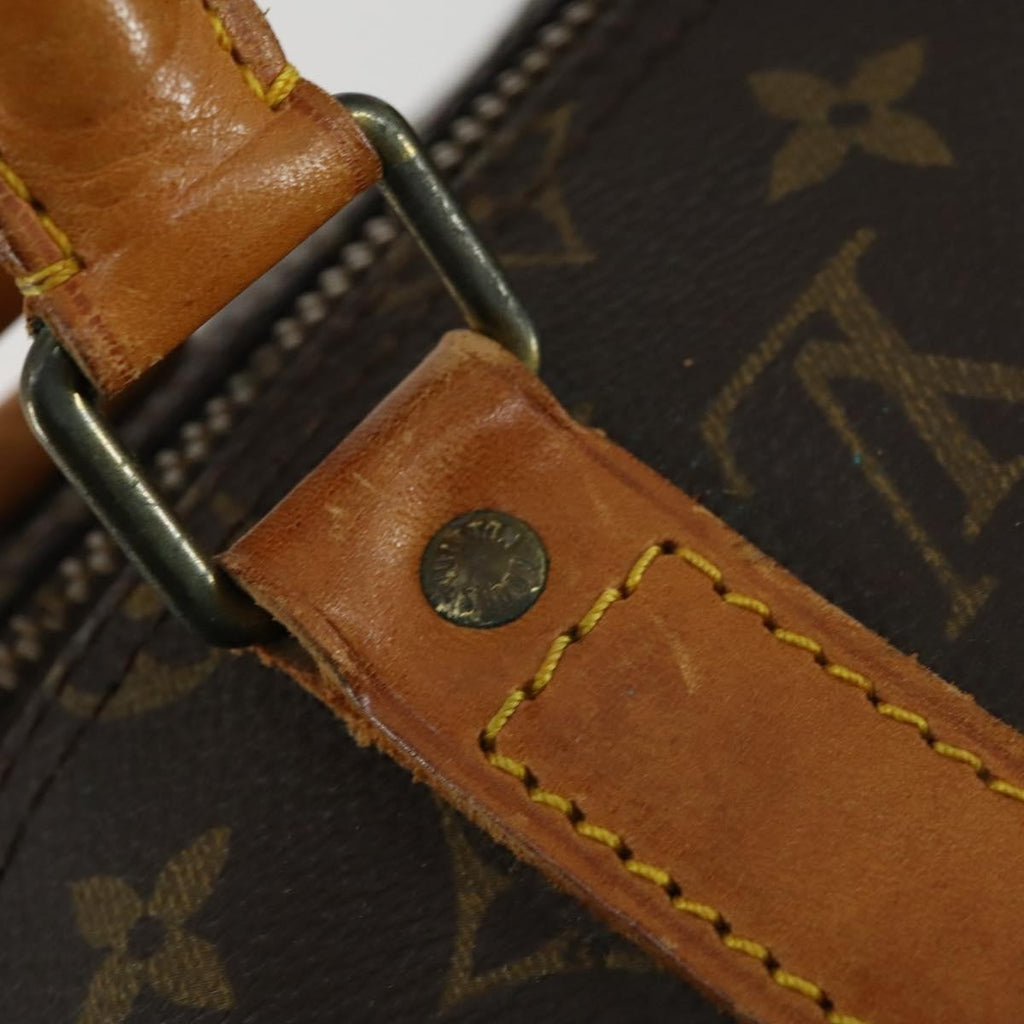 Louis Vuitton Keepall Bag Monogram Canvas Brown Canvas Travel Bag